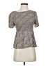 Urban Romantics 100% Rayon Gray Short Sleeve Blouse Size S - photo 1