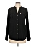 Calvin Klein Black Long Sleeve Blouse Size Lg - photo 1