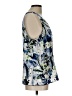 Kensie 100% Polyester Blue Sleeveless Blouse Size L - photo 4