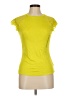 Bisou Bisou Yellow Short Sleeve Top Size M - photo 1