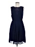 Jessica Simpson 100% Polyester Blue Cocktail Dress Size 6 - photo 1