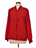 Pendleton 100% Polyester Red Long Sleeve Blouse Size 12 - photo 1