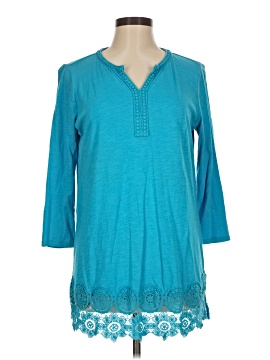 Lands' End 3/4 Sleeve Top