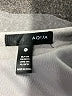Aqua 100% Polyester Solid Gray Casual Dress Size L - photo 7