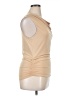 Tiffany & Grey Tan Sleeveless Top Size XL - photo 4