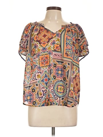 Democracy Short Sleeve Blouse (view 1)