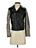 Elkin 100% Leather Black Leather Jacket Size 2 - photo 1