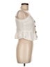 Unbranded Ivory Sleeveless Button-Down Shirt Size M (estimated) - photo 4