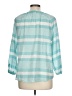 Talbots 100% Cotton Teal 3/4 Sleeve Blouse Size L - photo 2