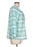 Talbots 100% Cotton Teal 3/4 Sleeve Blouse Size L - photo 4