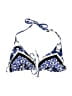 Nanette Lepore Print Blue Swimsuit Top Size XS - photo 1