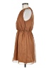 Theme 100% Polyester Solid Brown Casual Dress Size M - photo 5