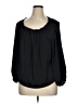 Ann Taylor 100% Polyester Black 3/4 Sleeve Blouse Size XL - photo 1