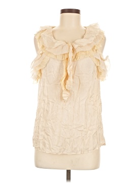 Mm Couture Sleeveless Silk Top
