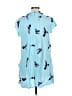 Assorted Brands 100% Rayon Blue Casual Dress Size M - photo 2