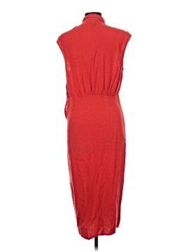 fitted lace wedding dress Halterneck Matt Silk Midi Dress Red Custom Size