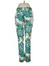 Cache Paisley Teal Casual Pants Size 0 - photo 2