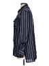 MICHAEL Michael Kors 100% Polyester Stripes Blue Long Sleeve Blouse Size L - photo 5