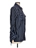 MICHAEL Michael Kors 100% Polyester Stripes Blue Long Sleeve Blouse Size L - photo 4