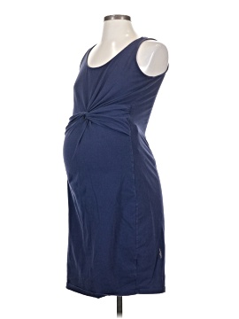 white christmas dresses Old Navy Maternity V-neck Knit Black Dress – Bellies to Bellies main image 1