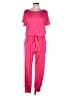 Prettygarden Solid Pink Jumpsuit Size L - photo 1