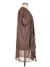 Studio B by BOBEAU 100% Polyester Brown Kimono Size M - photo 4