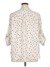 Torrid 100% Polyester Polka Dots Ivory 3/4 Sleeve Blouse Size 1X Plus (1) - photo 2
