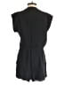 Babaton 100% Silk Solid Black Romper Size XS - photo 2
