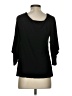 Assorted Brands Black 3/4 Sleeve Blouse Size S (estimated) - photo 2
