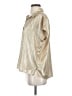 Soft Surroundings 100% Polyester Metallic Gold Short Sleeve Blouse Size S (petite) - photo 5