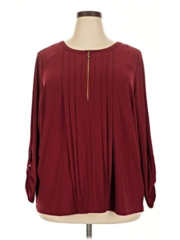 Roz & Ali Long Sleeve Blouse (view 1)