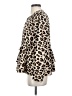 Monroe and Main 100% Polyester Animal Print Gold Jacket Size S - photo 5
