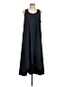Stylus Solid Black Casual Dress Size L - photo 1