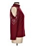 Unbranded 100% Polyester Burgundy Long Sleeve Top Size M - photo 4