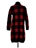 Maurices Plaid Red Cardigan Size L - photo 2