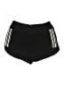 Athleta Stripes Black Athletic Shorts Size 16 - photo 1