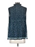 Max Studio 100% Polyester Blue Sleeveless Blouse Size S - photo 2