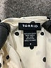 Torrid 100% Polyester Polka Dots Ivory 3/4 Sleeve Blouse Size 3X Plus (3) - photo 7