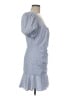 Jonathan Simkhai Checkered-gingham Blue Casual Dress Size 6 - photo 4