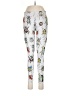COWCOW Graphic White Leggings Size S - photo 1