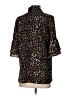 MICHAEL Michael Kors Animal Print Brown 3/4 Sleeve Blouse Size S - photo 2