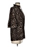 MICHAEL Michael Kors Animal Print Brown 3/4 Sleeve Blouse Size S - photo 4