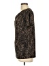 Jaclyn Smith Animal Print Brown Short Sleeve Henley Size L - photo 5