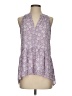 1.State 100% Polyester Purple Sleeveless Blouse Size S - photo 1