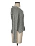T/o Sweaters Metallic Gray Pullover Sweater Size XS - photo 4