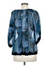 Angie Blue 3/4 Sleeve Blouse Size M - photo 2