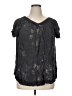 Sakkas 100% Rayon Black Short Sleeve Blouse Size One size- - photo 1