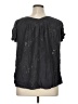 Sakkas 100% Rayon Black Short Sleeve Blouse Size One size- - photo 2