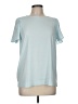 Ann Taylor 100% Polyester Blue Short Sleeve Blouse Size M - photo 1
