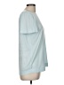 Ann Taylor 100% Polyester Blue Short Sleeve Blouse Size M - photo 4